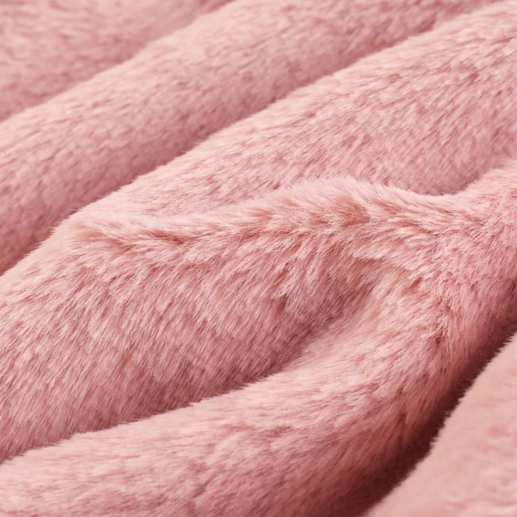Barnejakke fuskepels rosa 104