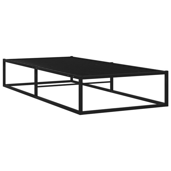 vidaXL Sengeramme svart metall 90x200 cm
