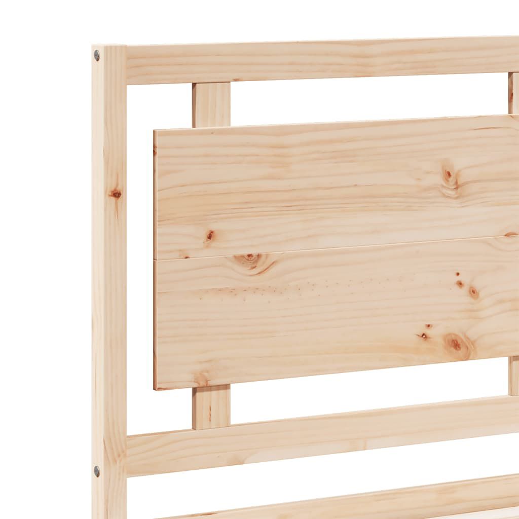vidaXL Ekstra lang sengeramme uten madrass 140x210 cm heltre