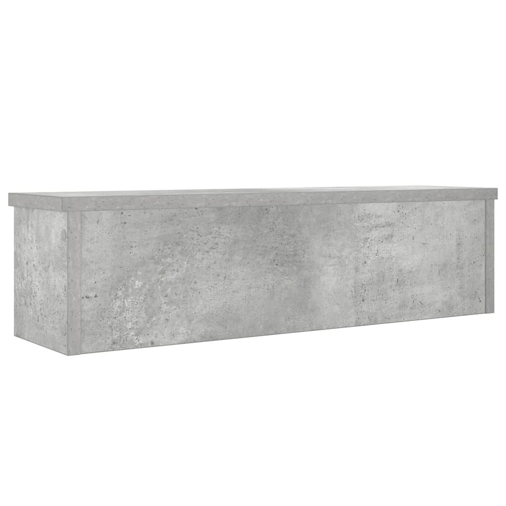 vidaXL Kjøkkenstativ stablebare betonggrå 50x15x16 cm konstruert tre