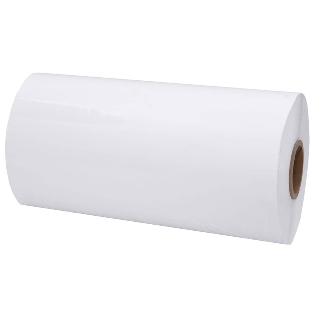 vidaXL Landbruksstrekkfilm hvit 25 µm 50 cm x 1800 m