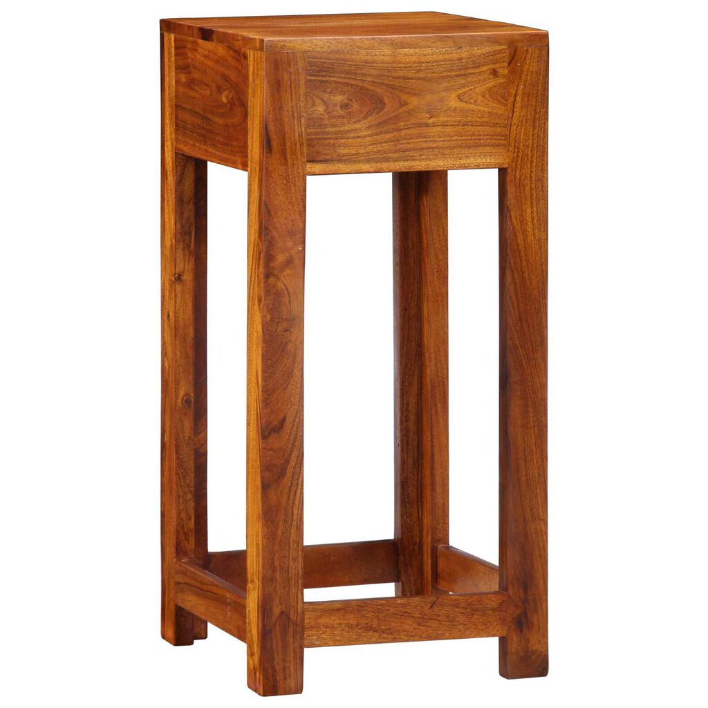 vidaXL Telefonstativ 35x35x75 cm Solid Tre Akasie