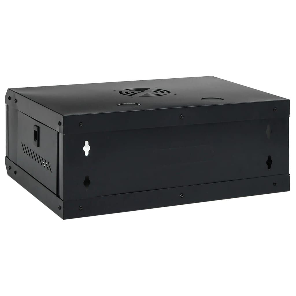 vidaXL Nettverksskap 4U veggmontert 19" IP20 53x40x21 cm